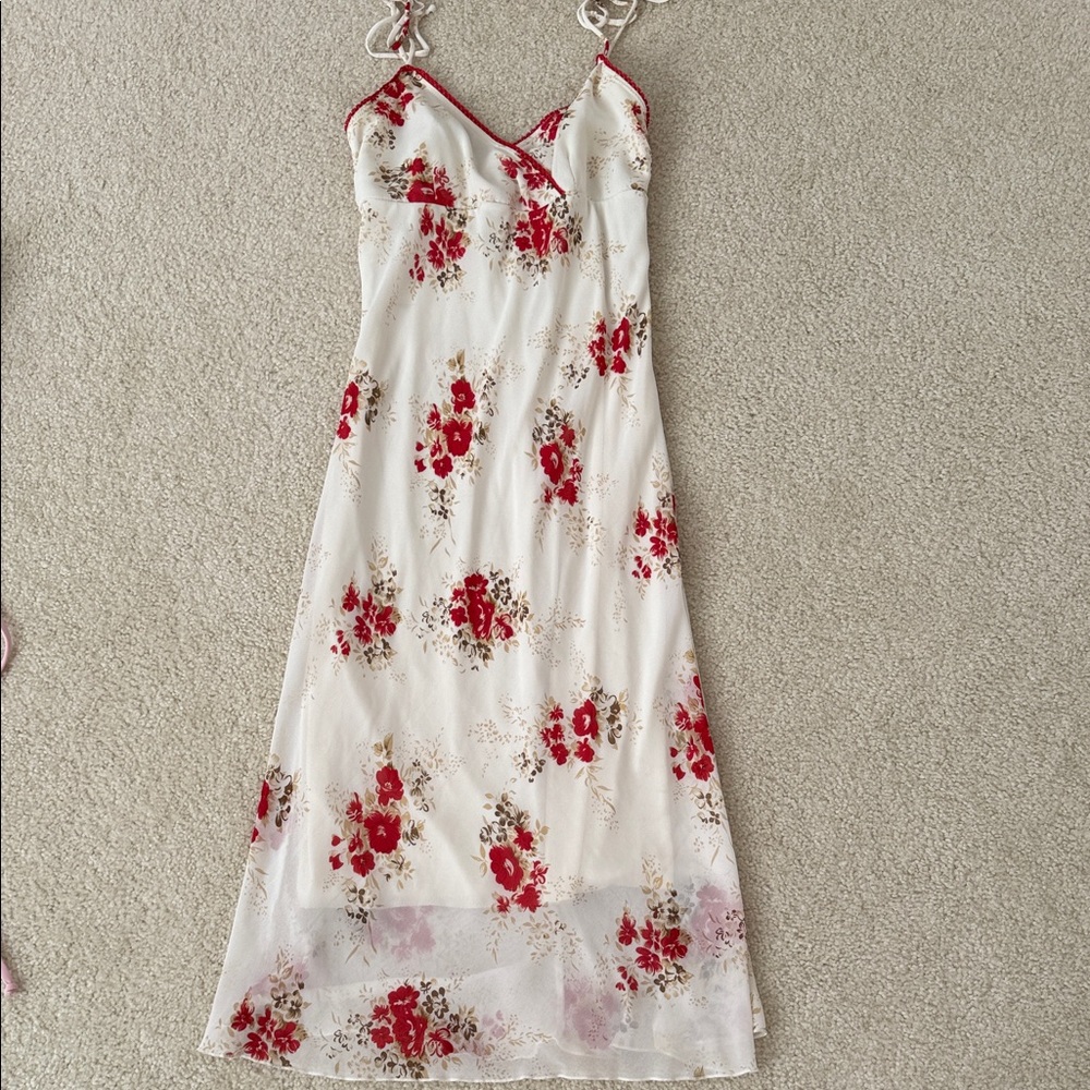 Floral Spaghetti Strap Dress